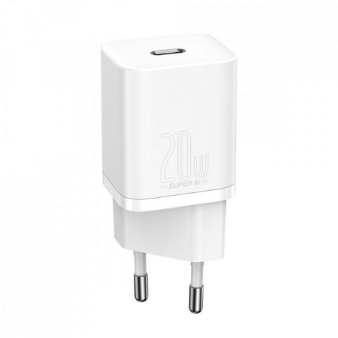 Сетевое зарядное устройство Baseus 20W Type-C (white)